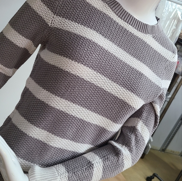 Alfred Sung Striped Sweater - Picture 7 of 10
